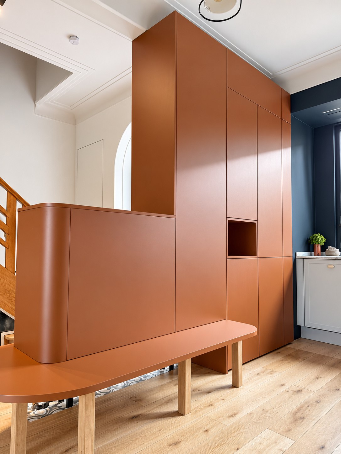 Rangements & courbes terracotta — vue 7